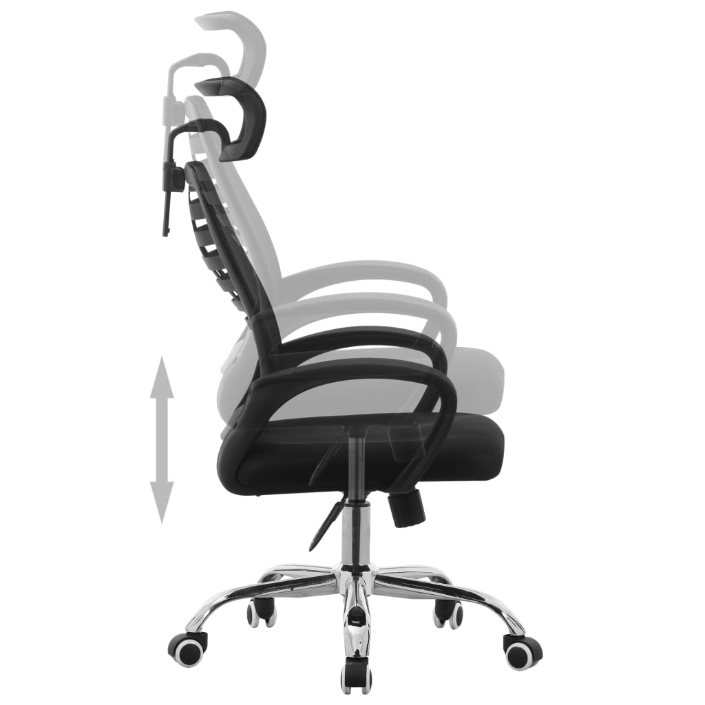 Bürostuhl Drehbar Schwarz Netzgewebe