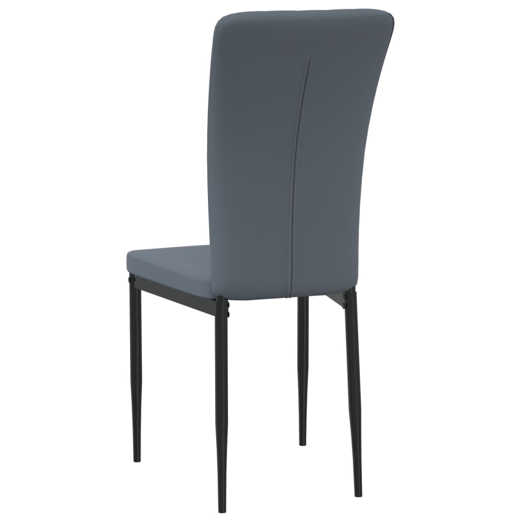 Dining chairs 2 pcs. Dark grey velvet