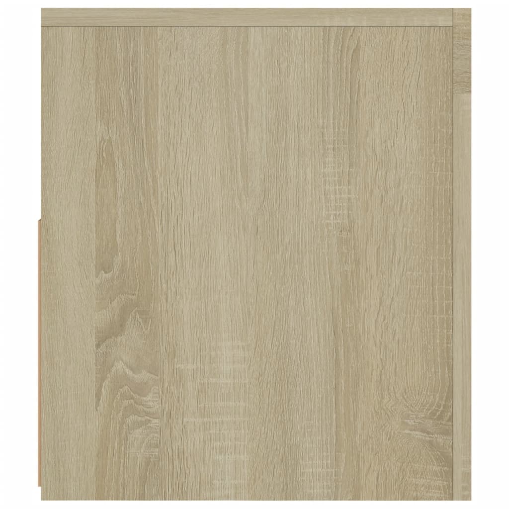 Meuble TV avec lumières LED Chêne Sonoma 120x35x40 cm