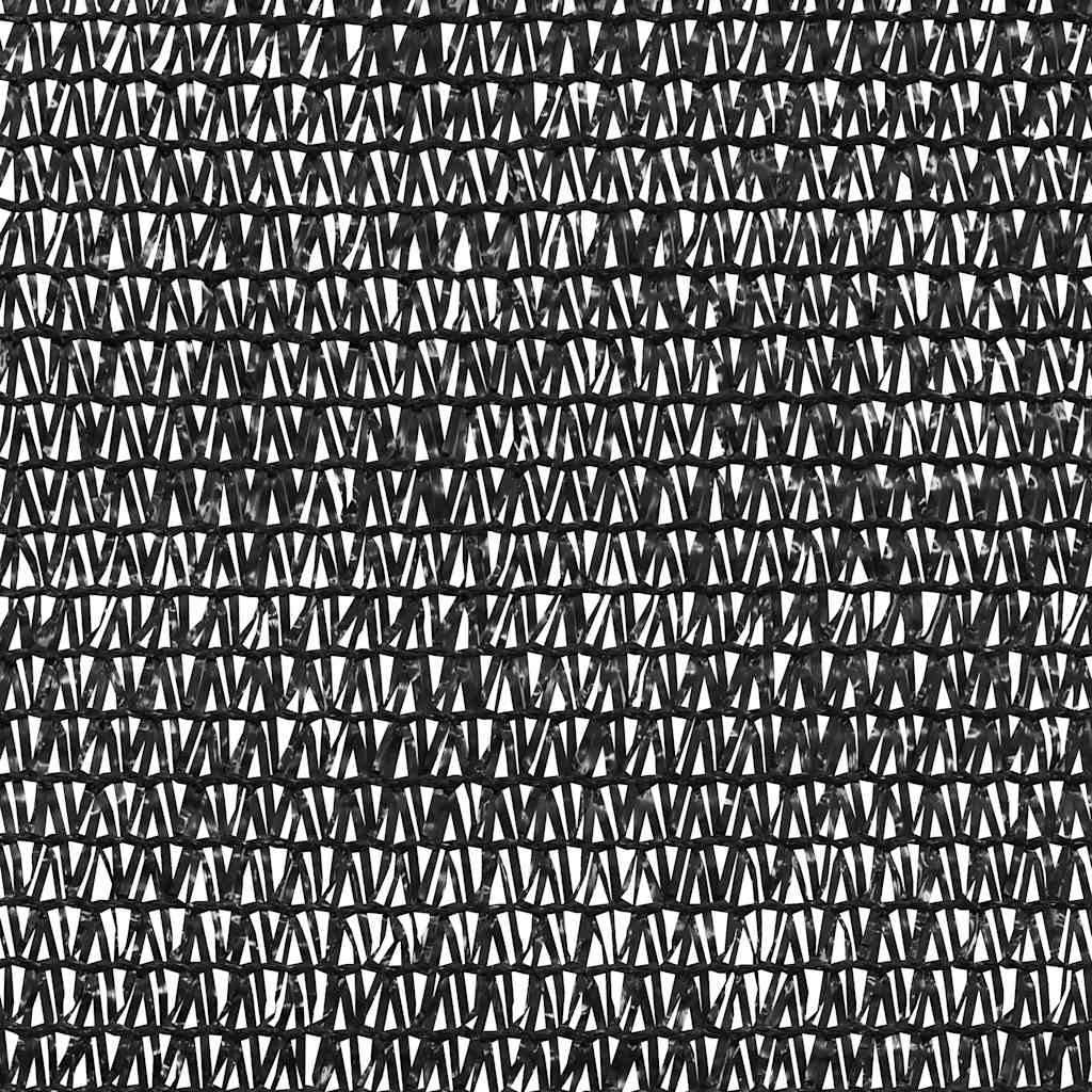 Zaunblende Schwarz 3,6x50 m HDPE 75 g/m²
