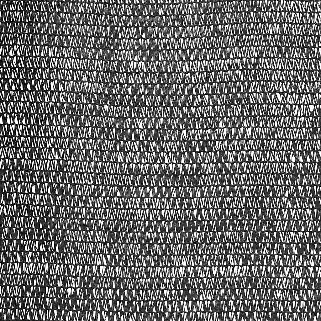 Zaunblende Schwarz 1,5x25 m HDPE 150 g/m²