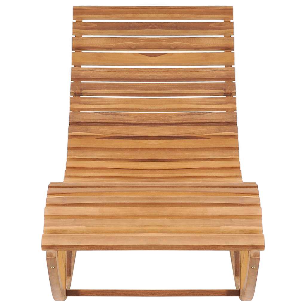 Schaukelliege mit Auflage Massivholz Teak