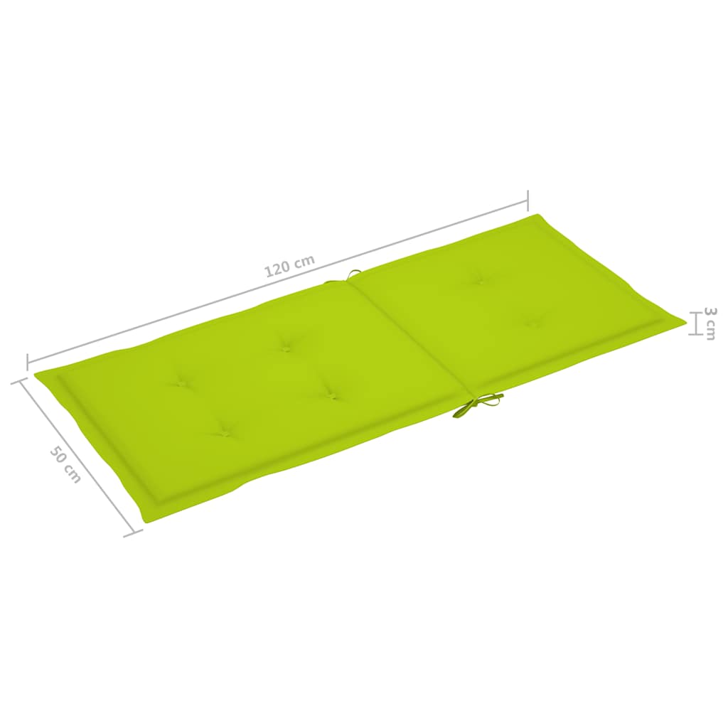 Klappstühle 6 Stk. mit Auflagen Massivholz Akazie
