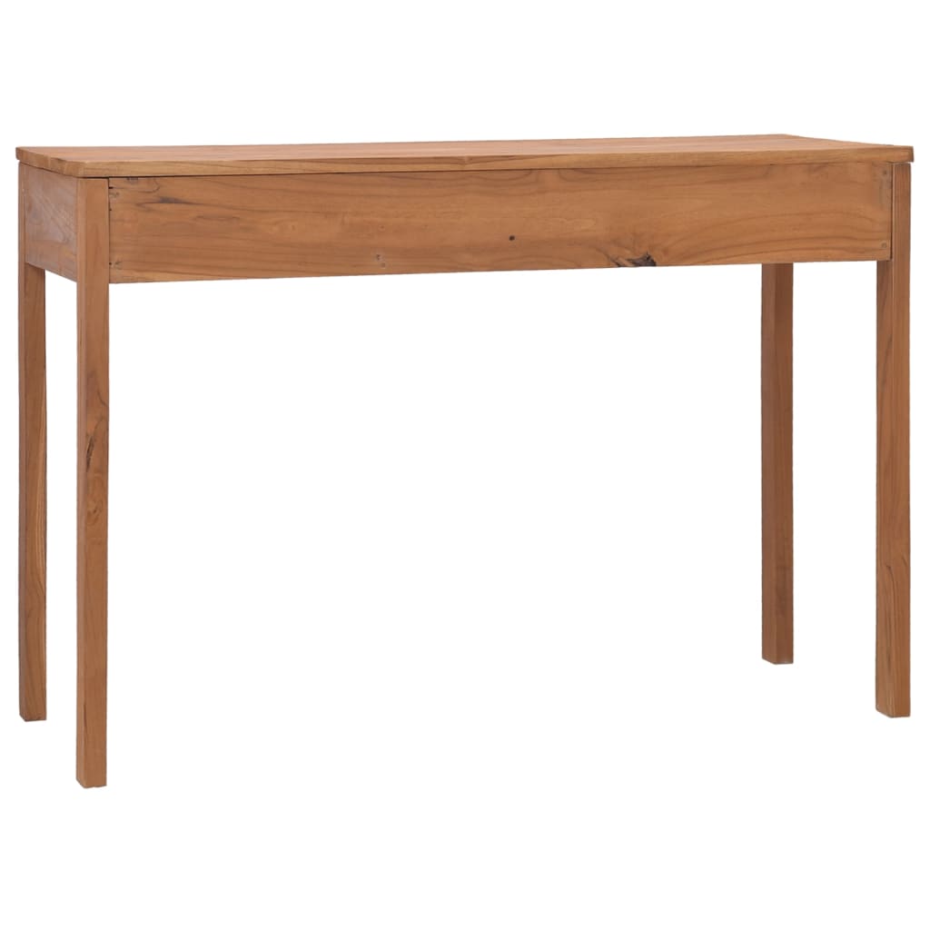 Schreibtisch 110x40x75 cm Massivholz Teak