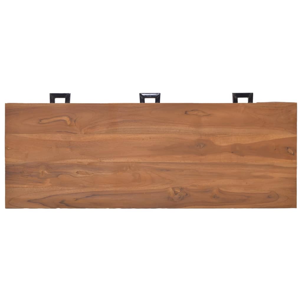 Schreibtisch 110x40x75 cm Massivholz Teak