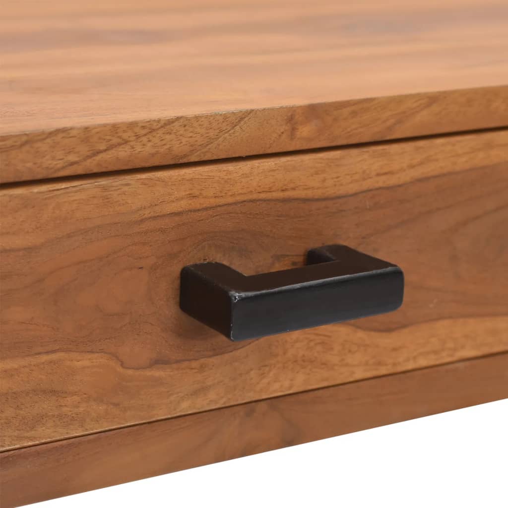 Schreibtisch 110x40x75 cm Massivholz Teak