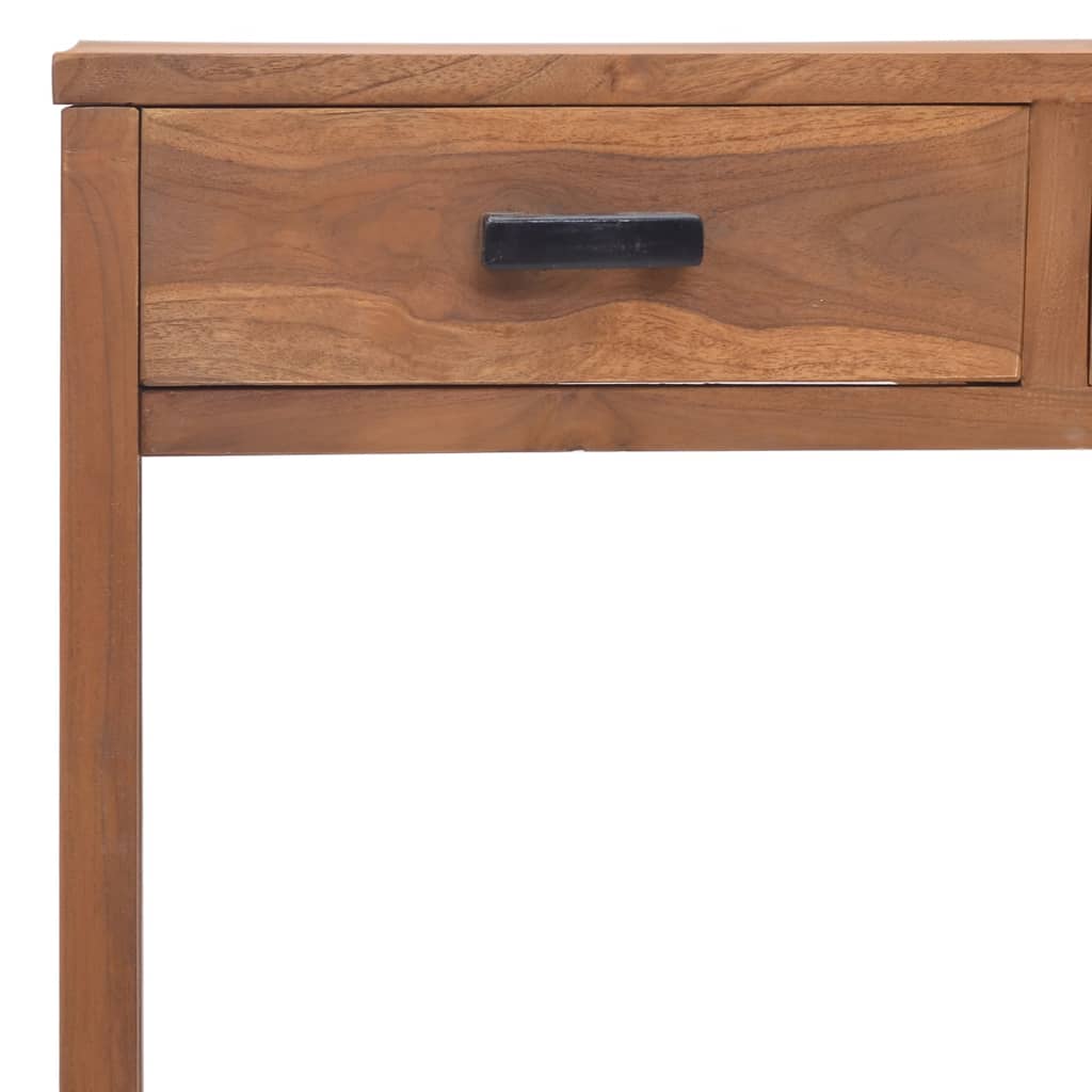 Schreibtisch 110x40x75 cm Massivholz Teak