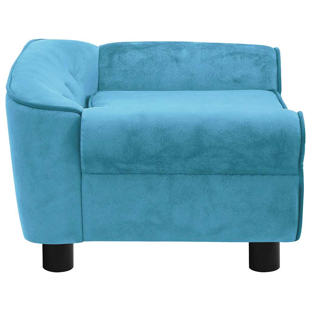 Hundesofa Türkis 72x45x30 cm Plüsch