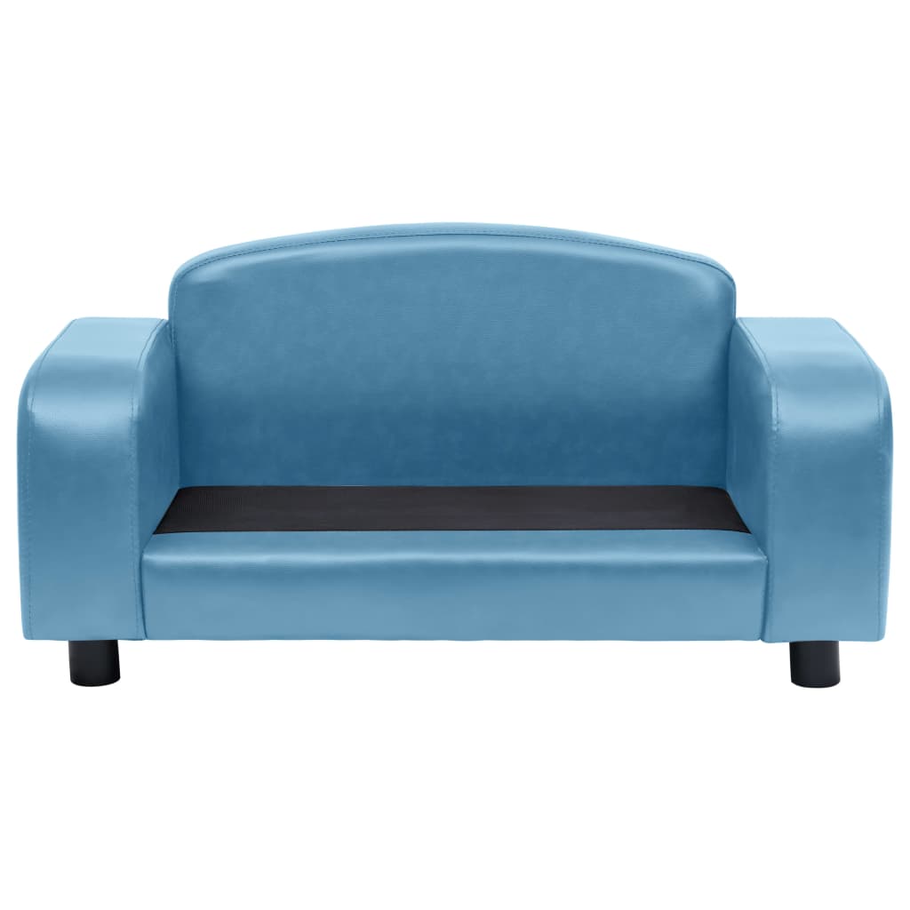 Hundesofa Türkis 80x50x40 cm Kunstleder
