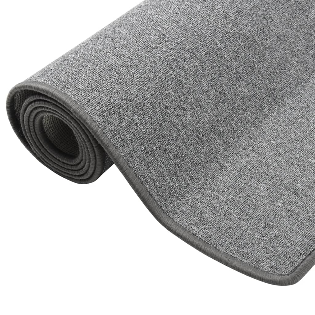 Carpet runner dark grey 80x250 cm