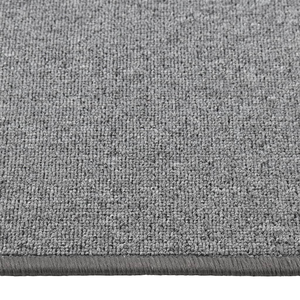 Carpet runner dark grey 80x250 cm