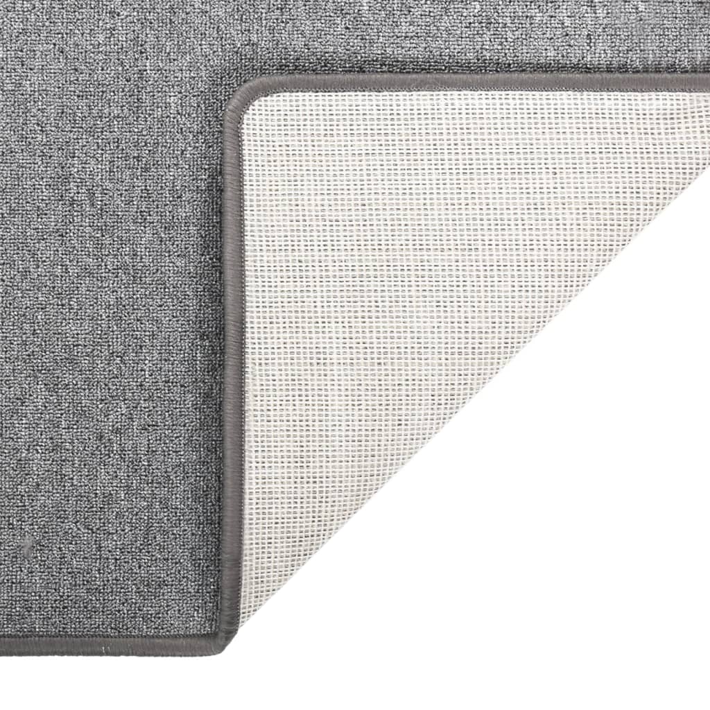 Carpet runner dark grey 80x250 cm