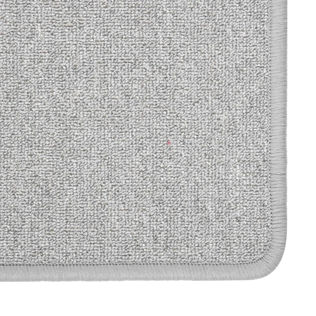 Tapis de couloir gris clair 80x150 cm