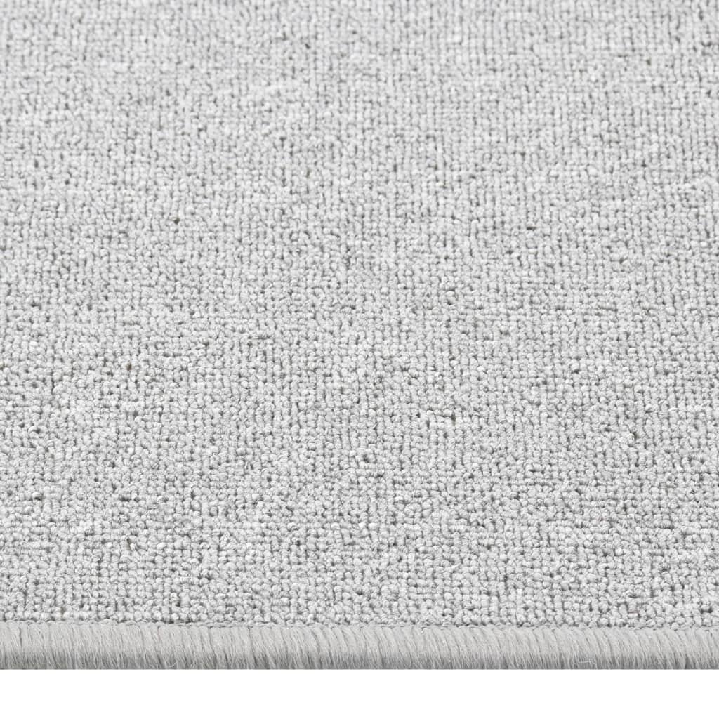Tapis de couloir gris clair 80x150 cm