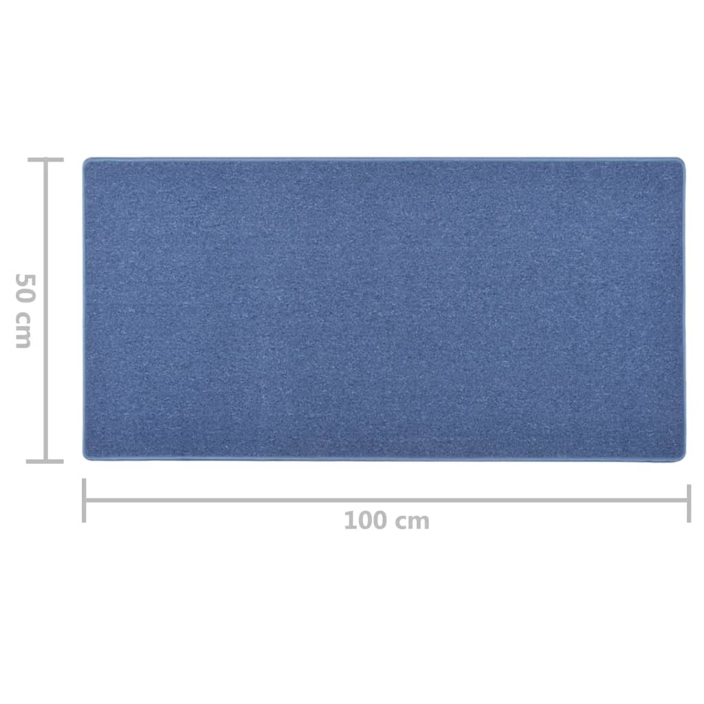 Teppichläufer Blau 50x100 cm