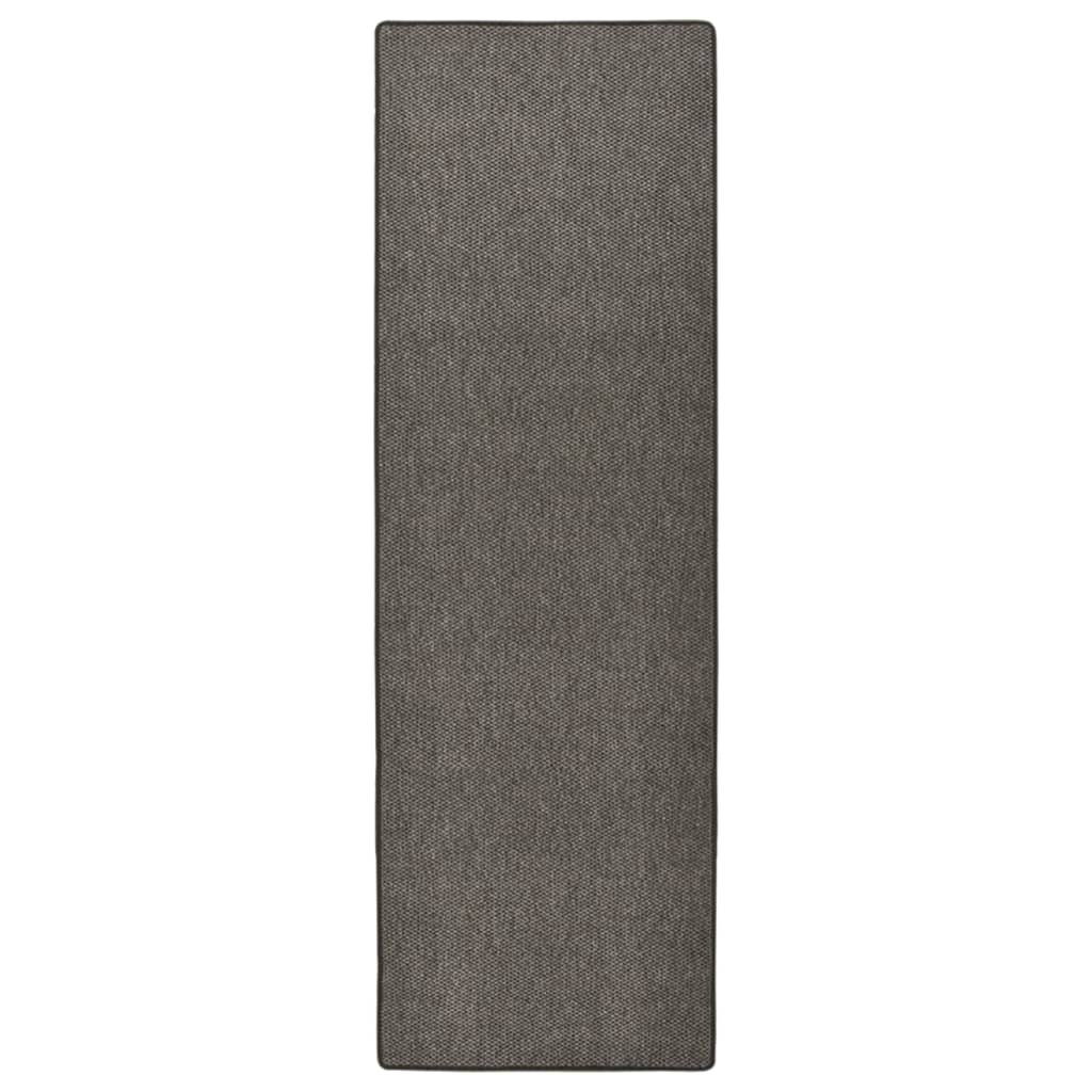 Teppichläufer Sisal-Optik Anthrazit 80x250 cm