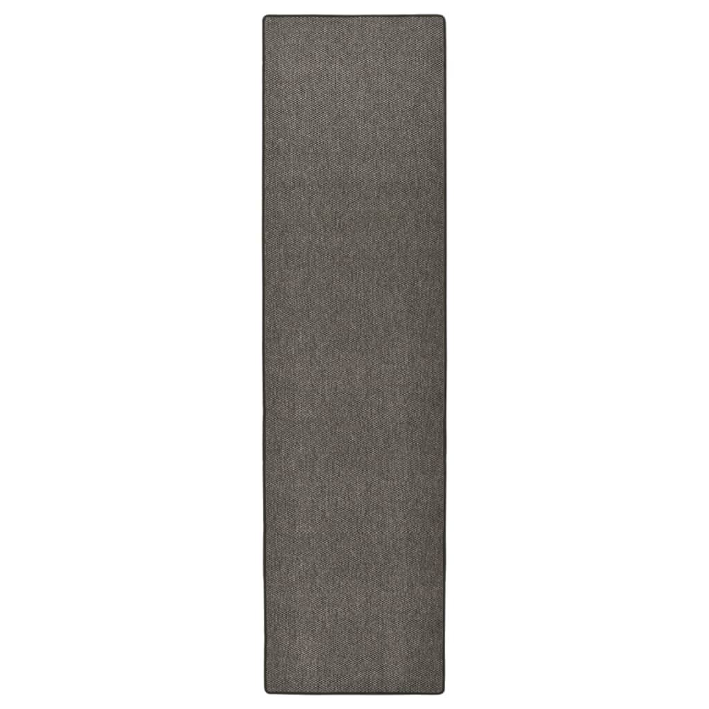 Teppichläufer Sisal-Optik Anthrazit 80x300 cm