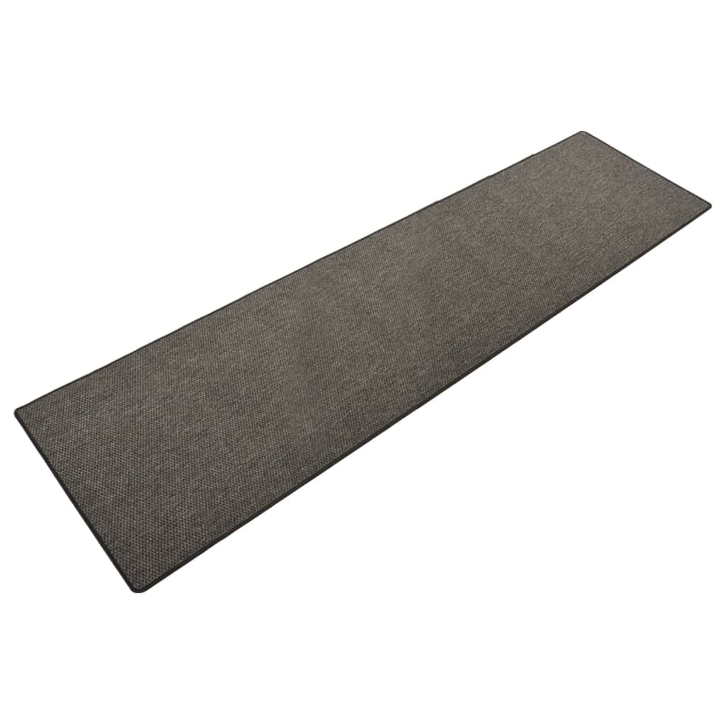 Teppichläufer Sisal-Optik Anthrazit 80x300 cm
