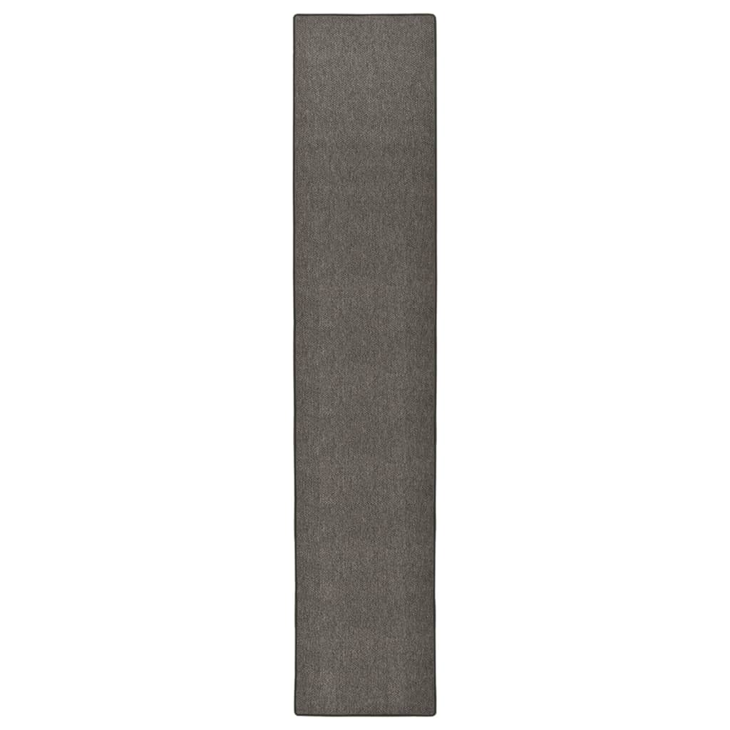 Teppichläufer Sisal-Optik Anthrazit 80x400 cm