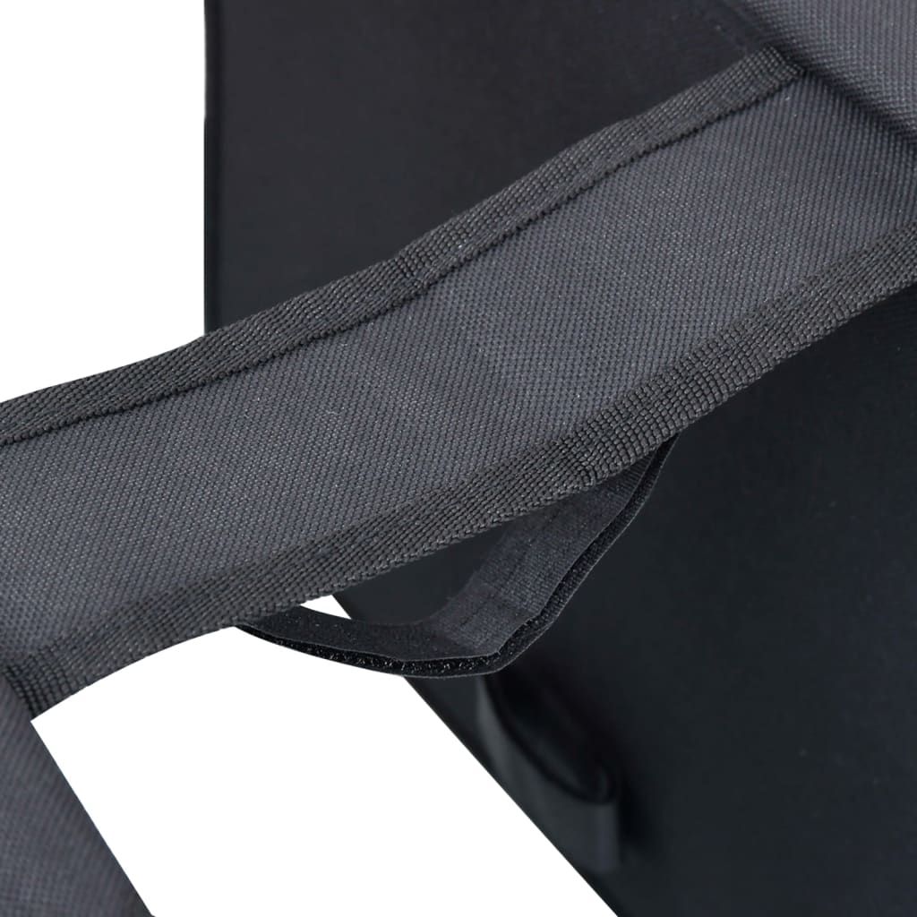Double Bicycle Bag for Luggage Rack Waterproof 35 L Black