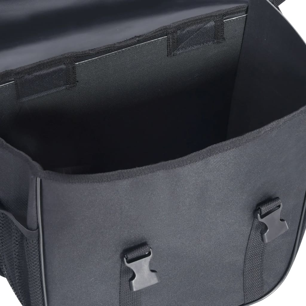 Double Bicycle Bag for Luggage Rack Waterproof 35 L Black