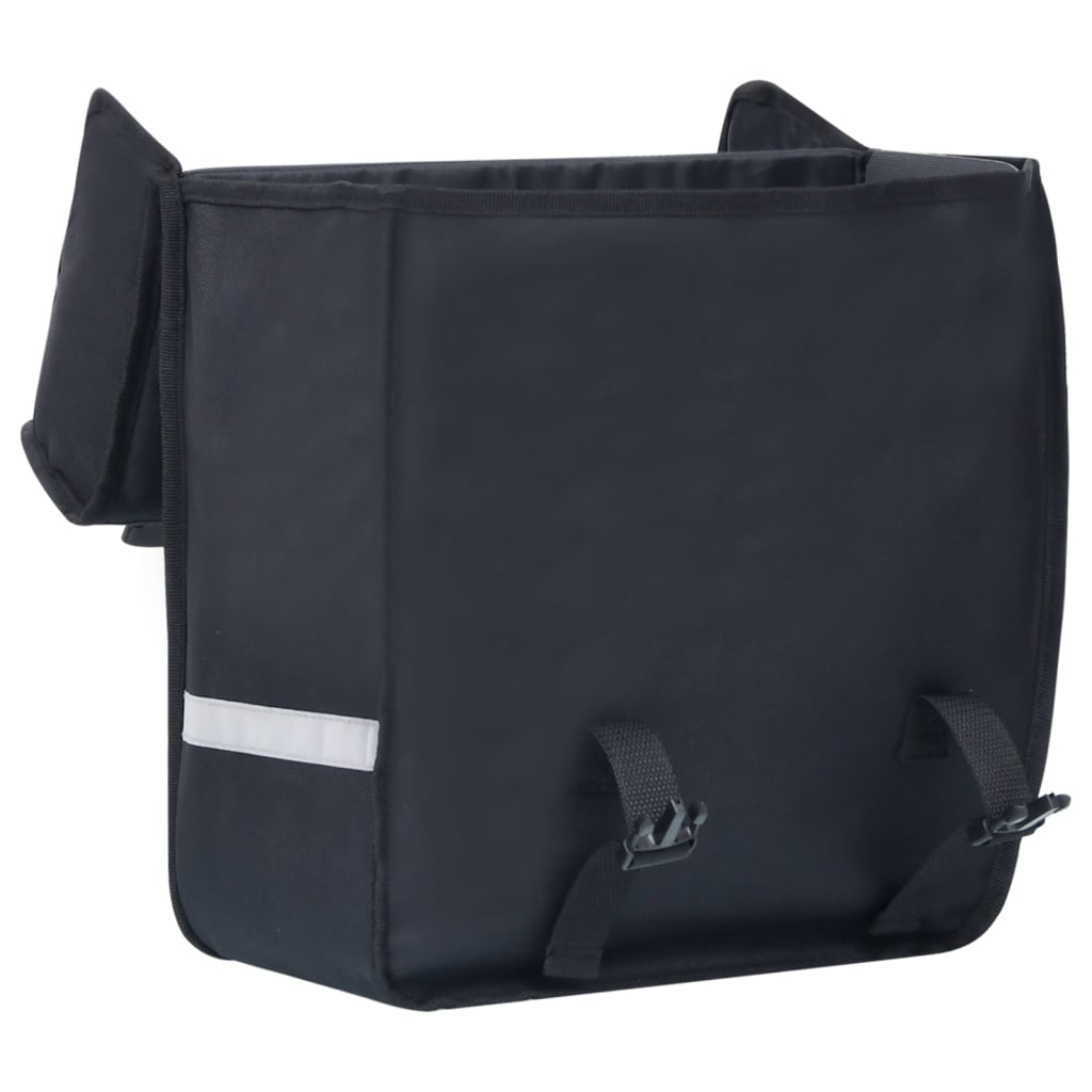 Sacoche de vélo pour porte-bagages étanche 21 L noir