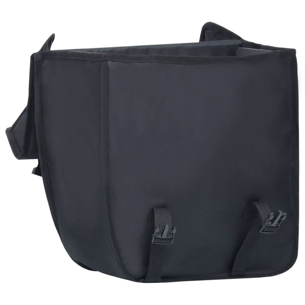 Sacoche de vélo pour porte-bagages étanche 21 L noir