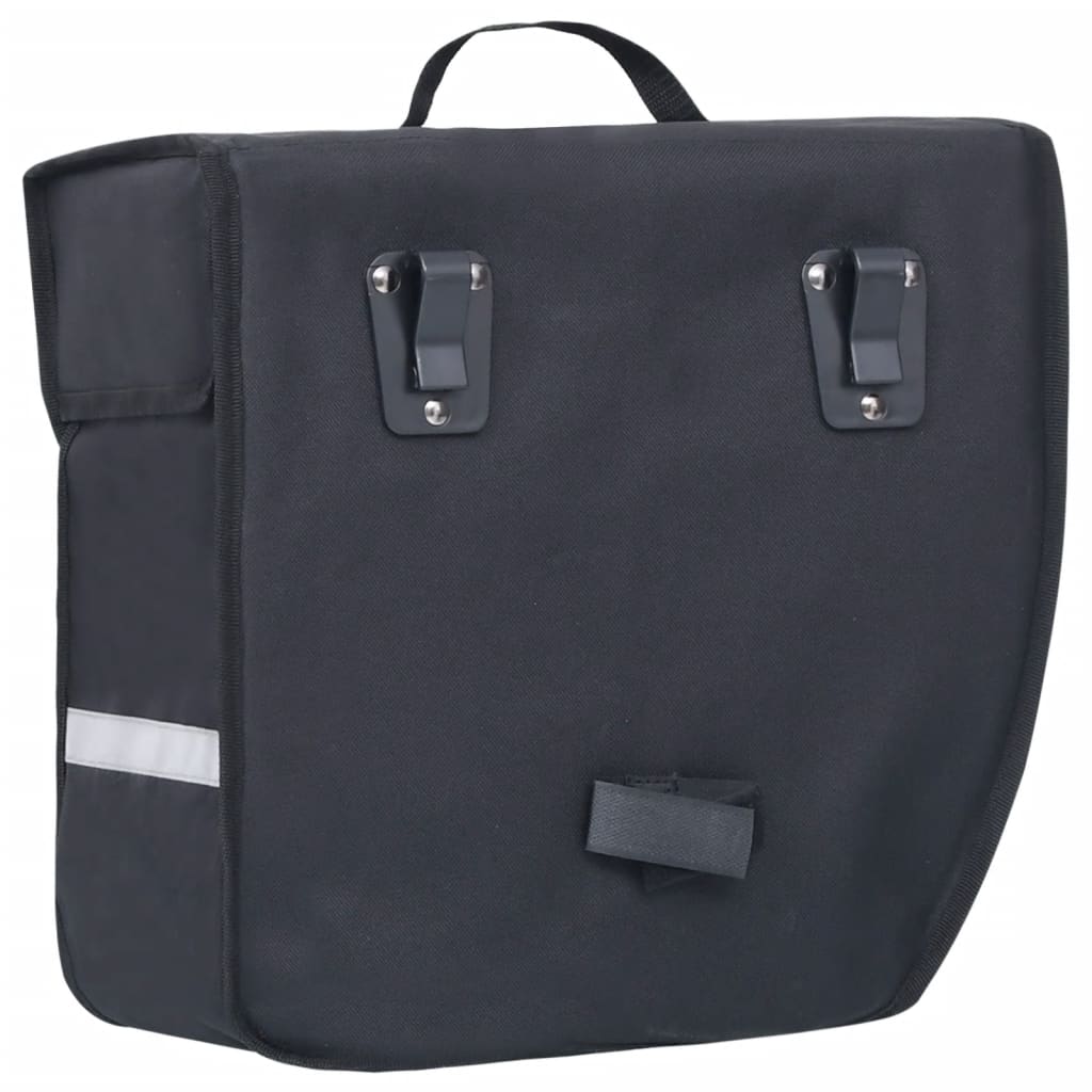 Sacoche de vélo pour porte-bagages étanche 21 L noir