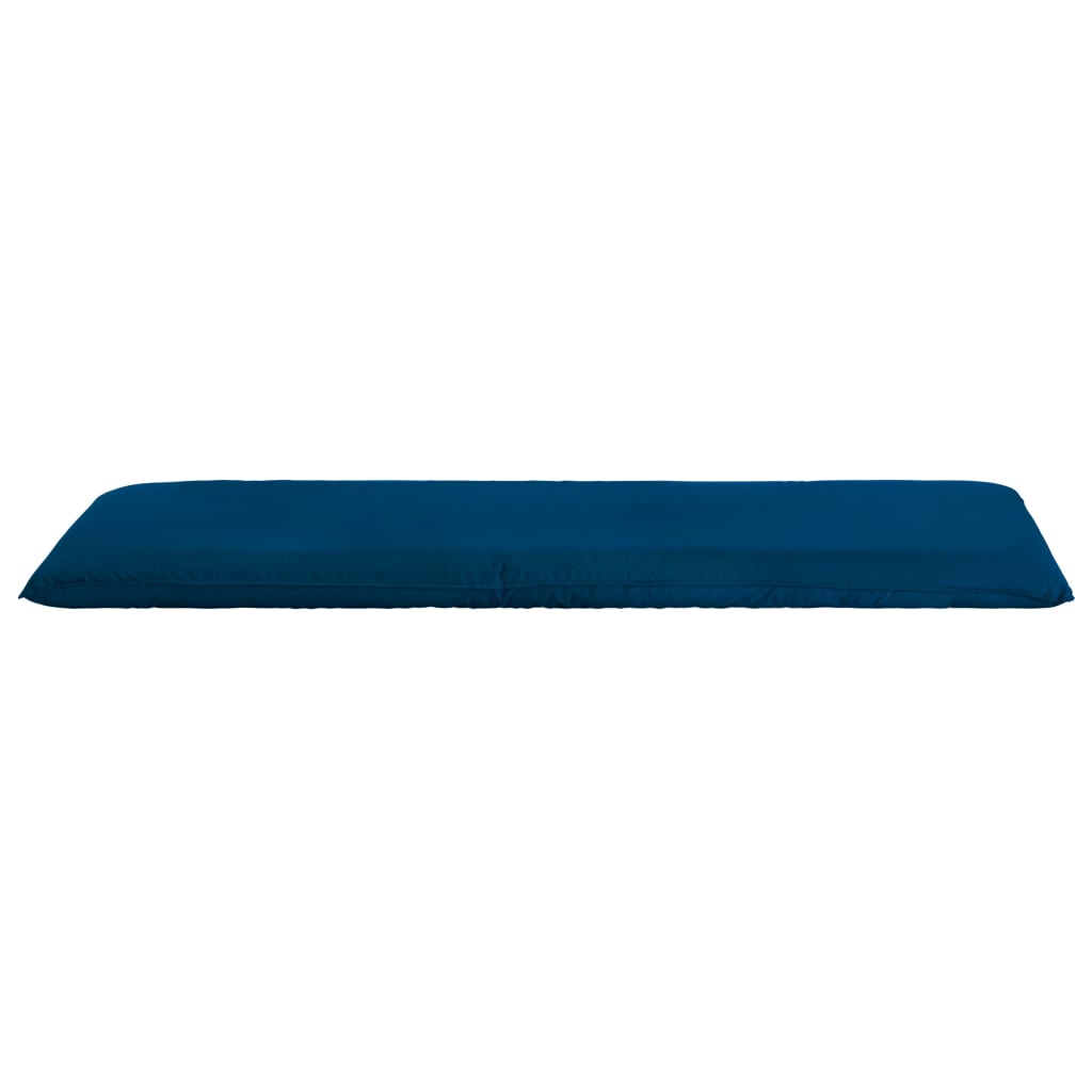 Chaise longue pliante en tissu Oxford, bleu marine