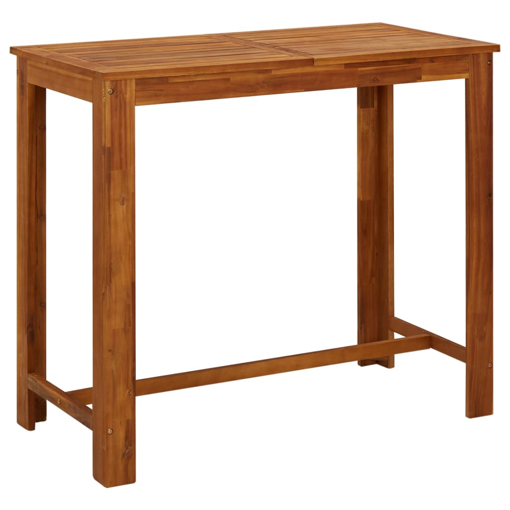 5-piece garden bar set with cushions, brown