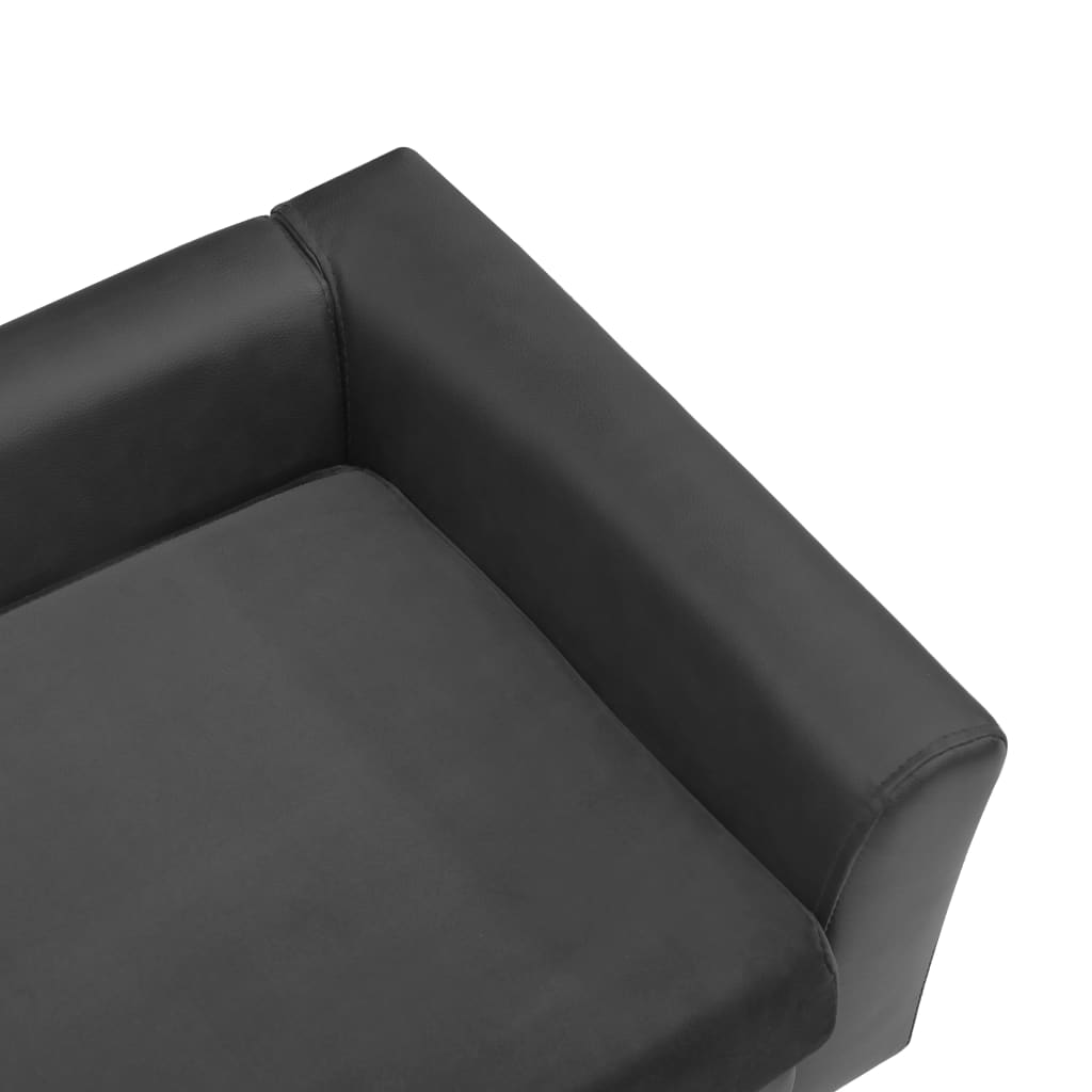 Hundesofa Schaumstoffkissen 60x43x30 cm Plüsch & Kunstleder