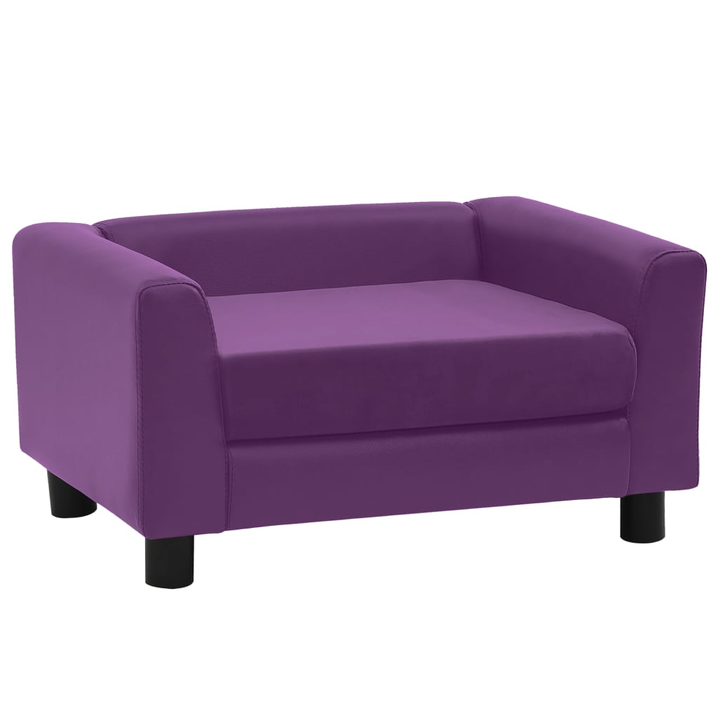 Hundesofa Schaumstoffkissen 60x43x30cm Plüsch Kunstleder