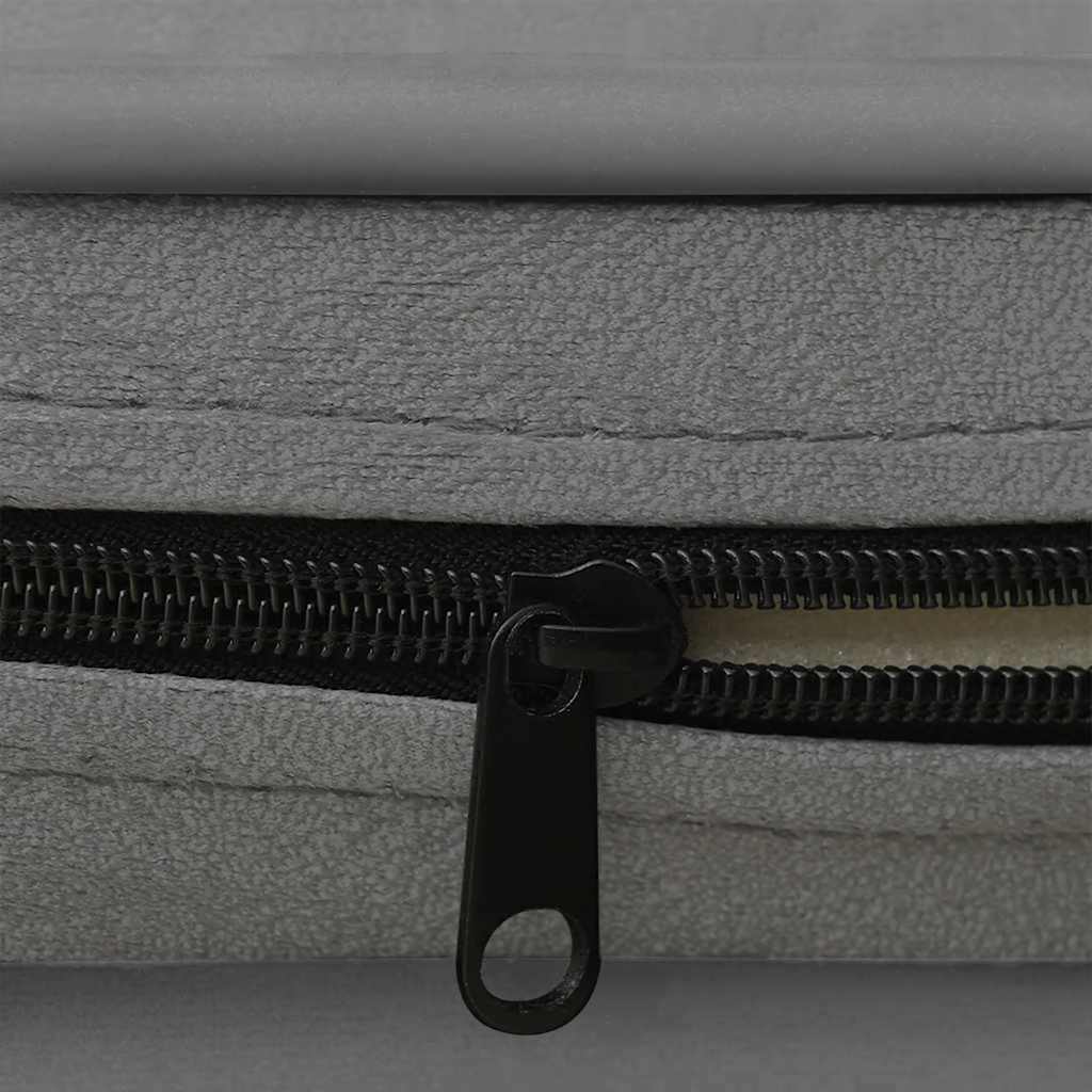 Hundesofa Grau 67x47x36 cm Plüsch