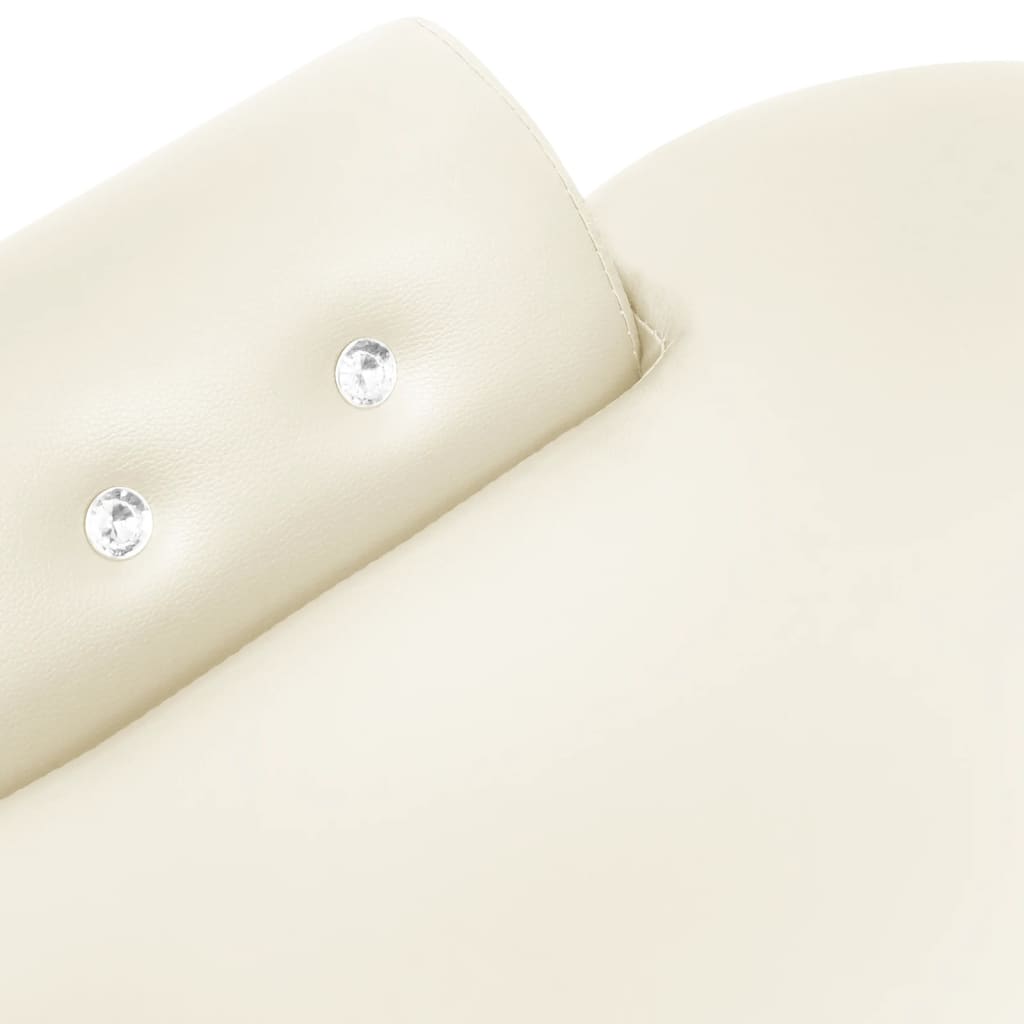 Hundesofa Creme 83x45x42 cm Kunstleder