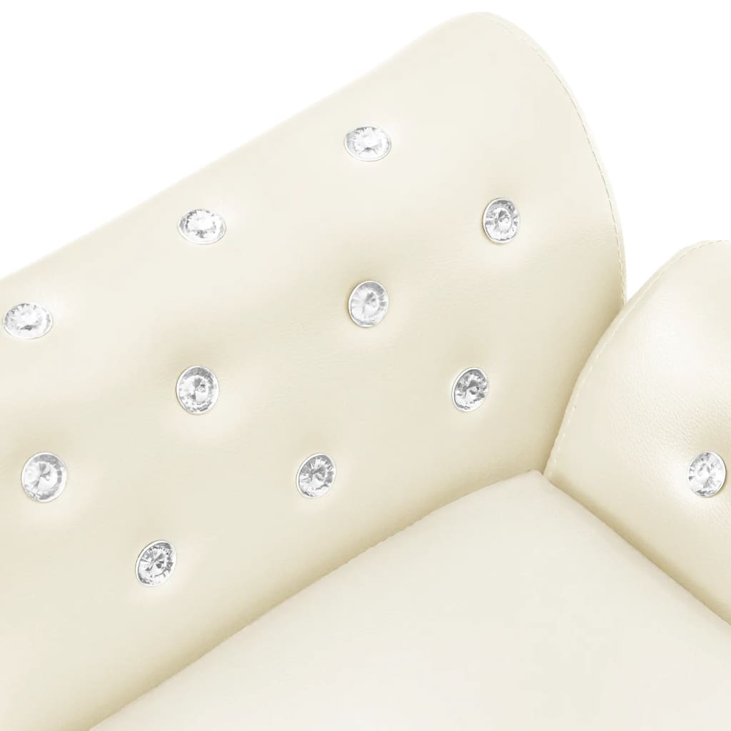 Hundesofa Creme 83x45x42 cm Kunstleder