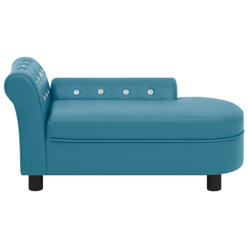 Hundesofa Türkis 83x45x42 cm Kunstleder