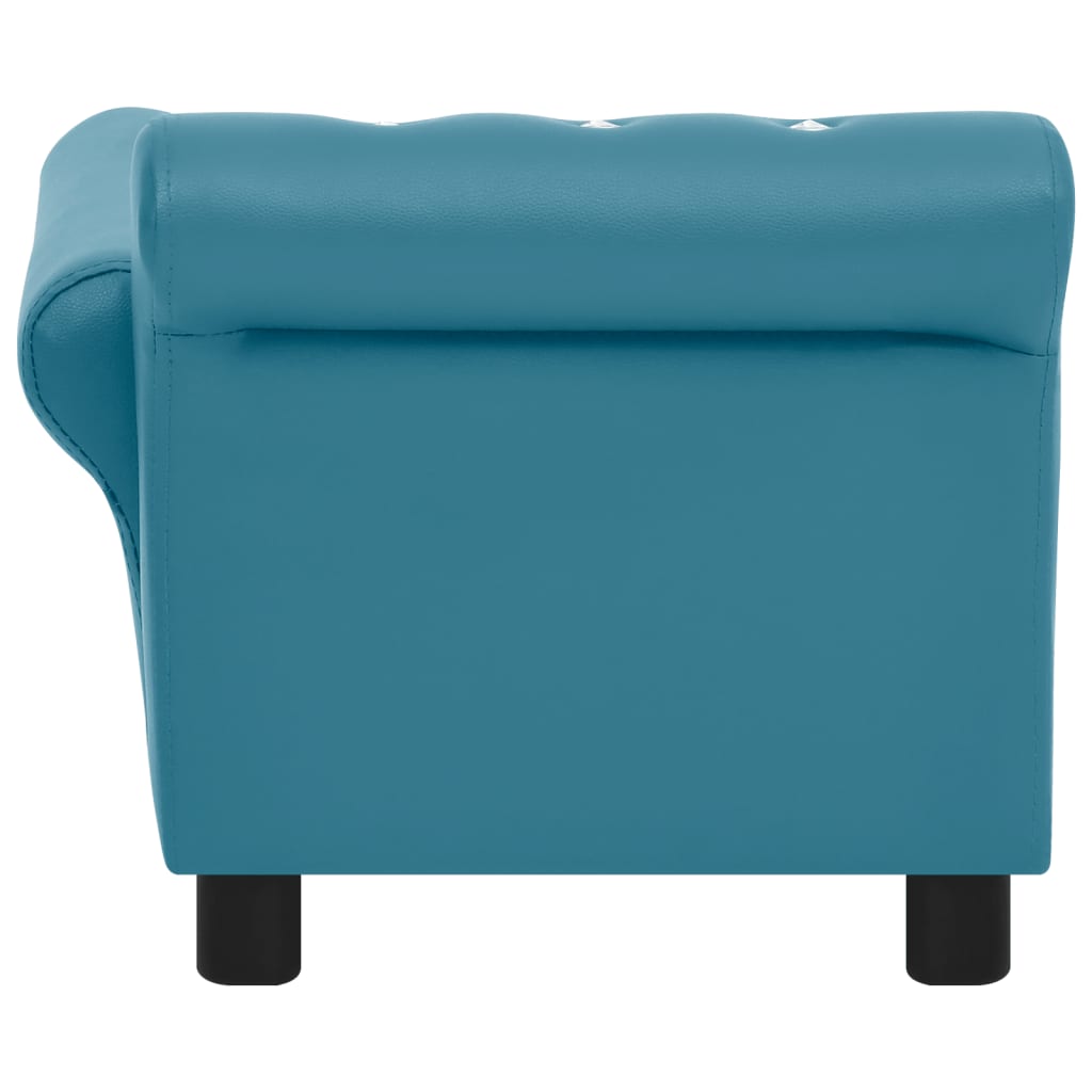 Hundesofa Türkis 83x45x42 cm Kunstleder
