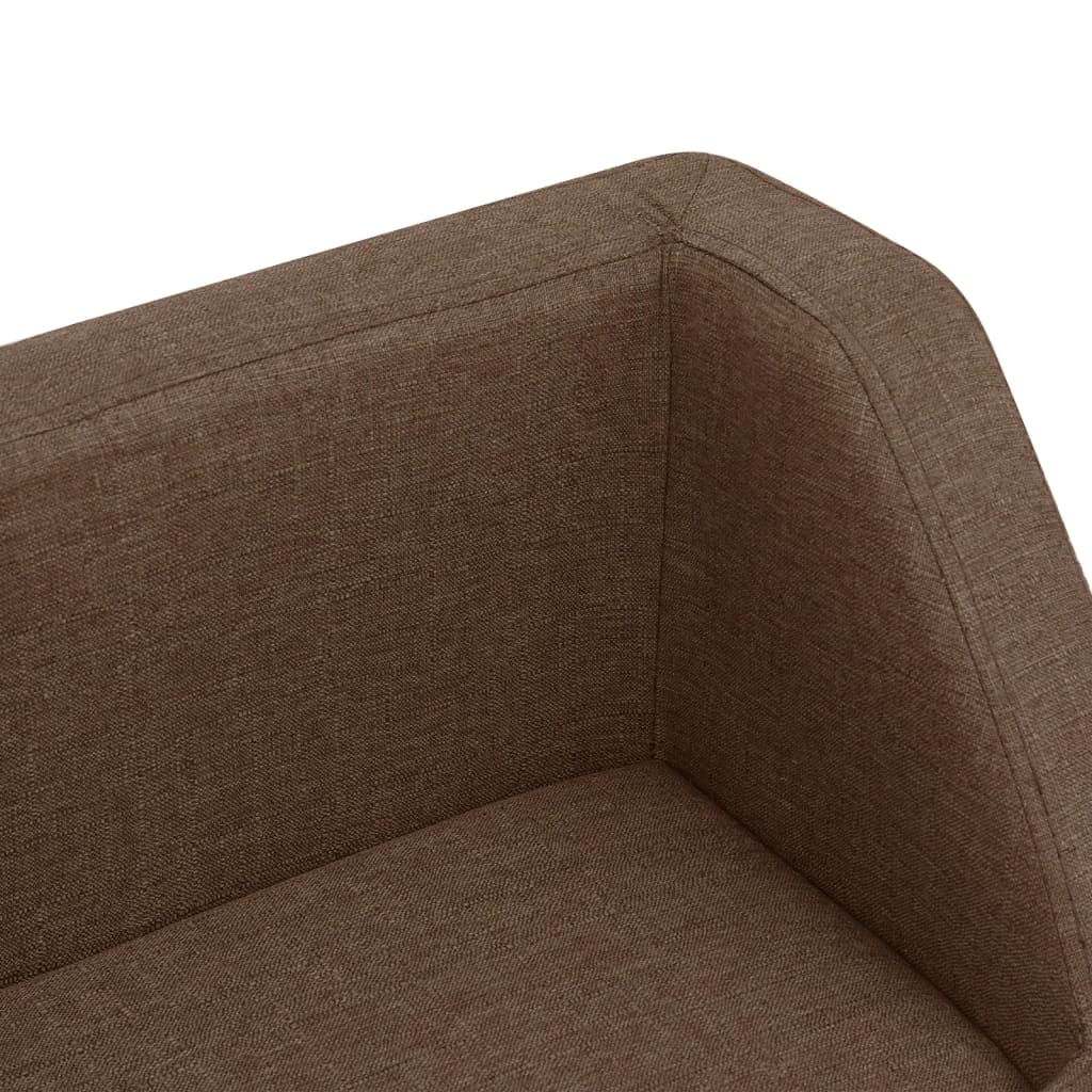 Hundesofa Braun 60x37x39 cm Leinen