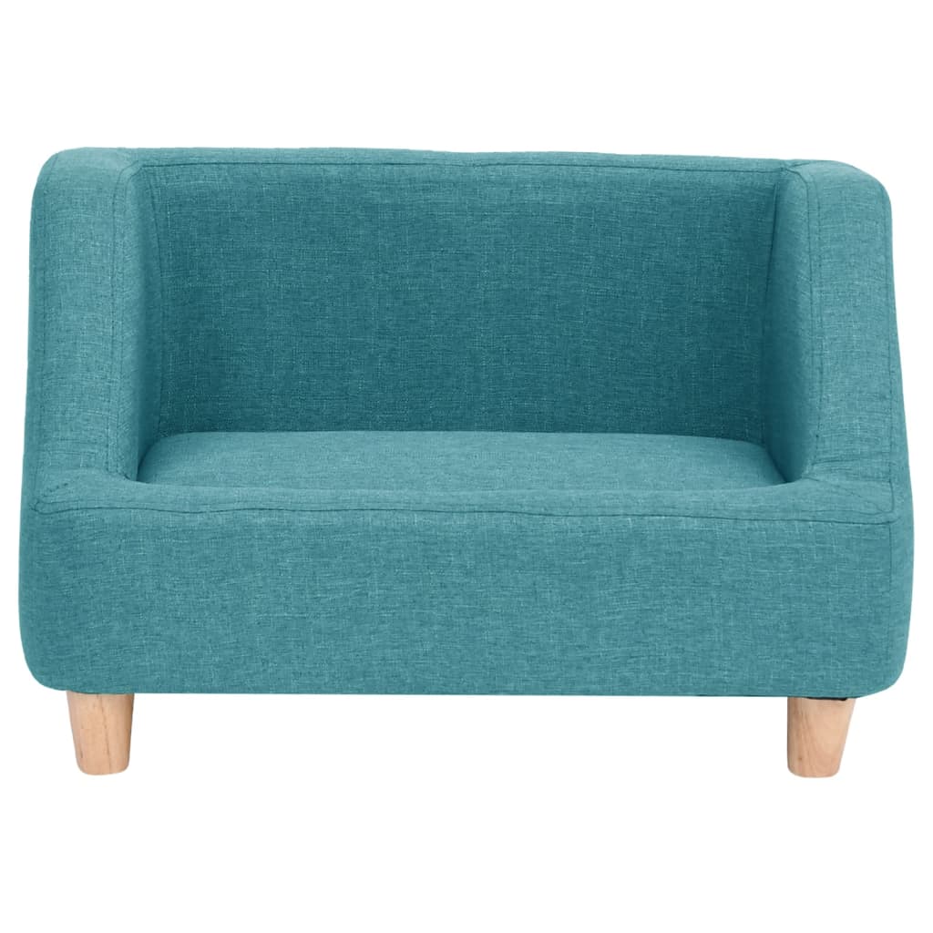 Hundesofa Türkis 60x37x39 cm Leinen