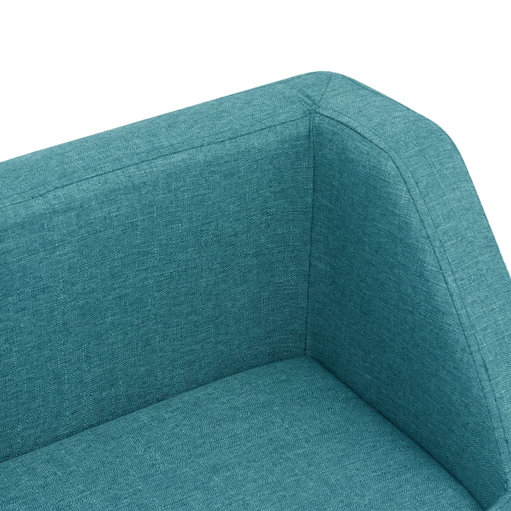 Hundesofa Türkis 60x37x39 cm Leinen