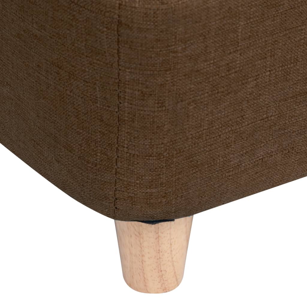 Hundesofa Braun 85x50x39 cm Leinen