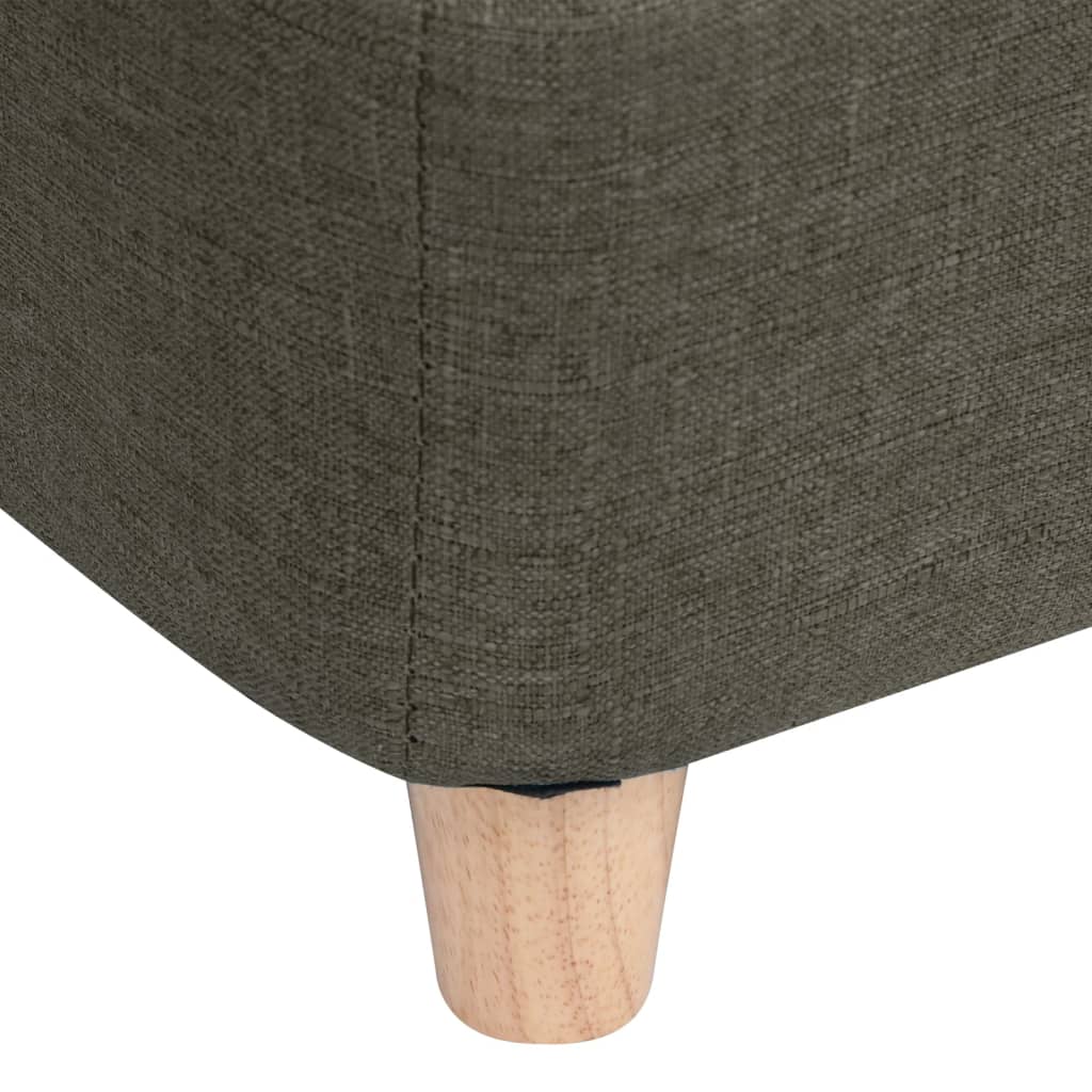 Hundesofa Dunkelgrau 85x50x39 cm Leinen