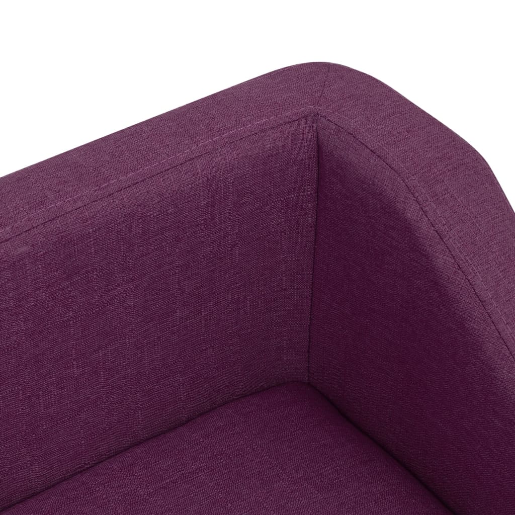 Hundesofa Burgunderrot 85x50x39 cm Leinen