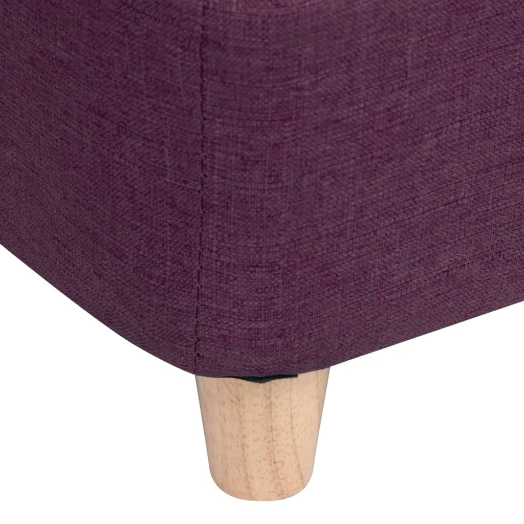 Hundesofa Burgunderrot 85x50x39 cm Leinen
