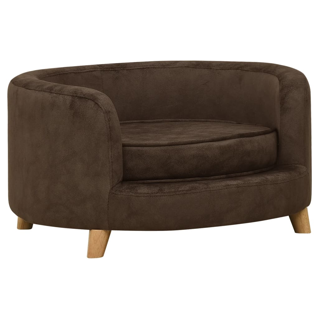 Hundesofa Braun 69x69x36 cm Plüsch