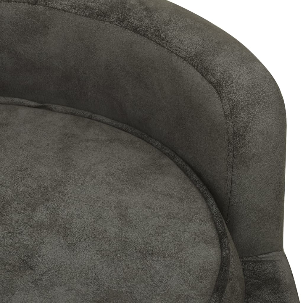 Hundesofa Dunkelgrau 69x69x36 cm Plüsch