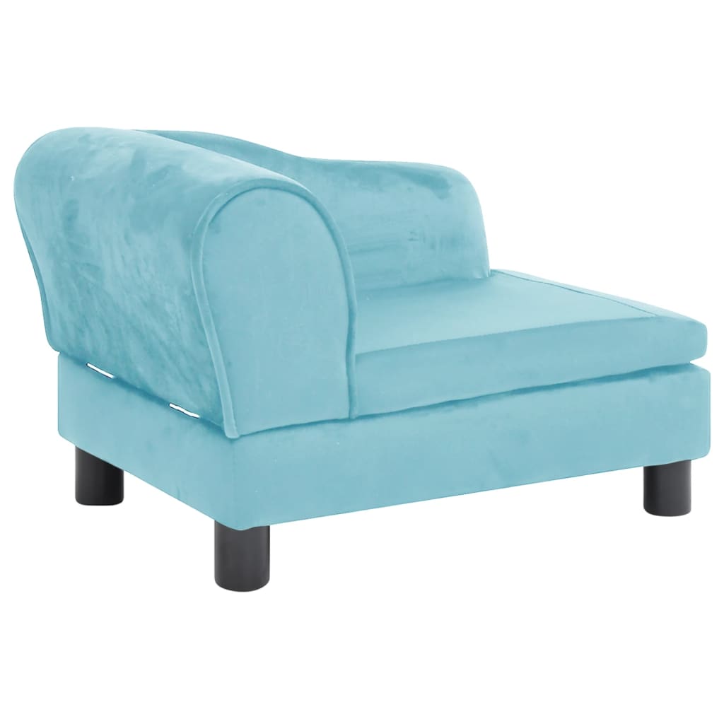 Hundesofa Türkis 57x34x36 cm Plüsch