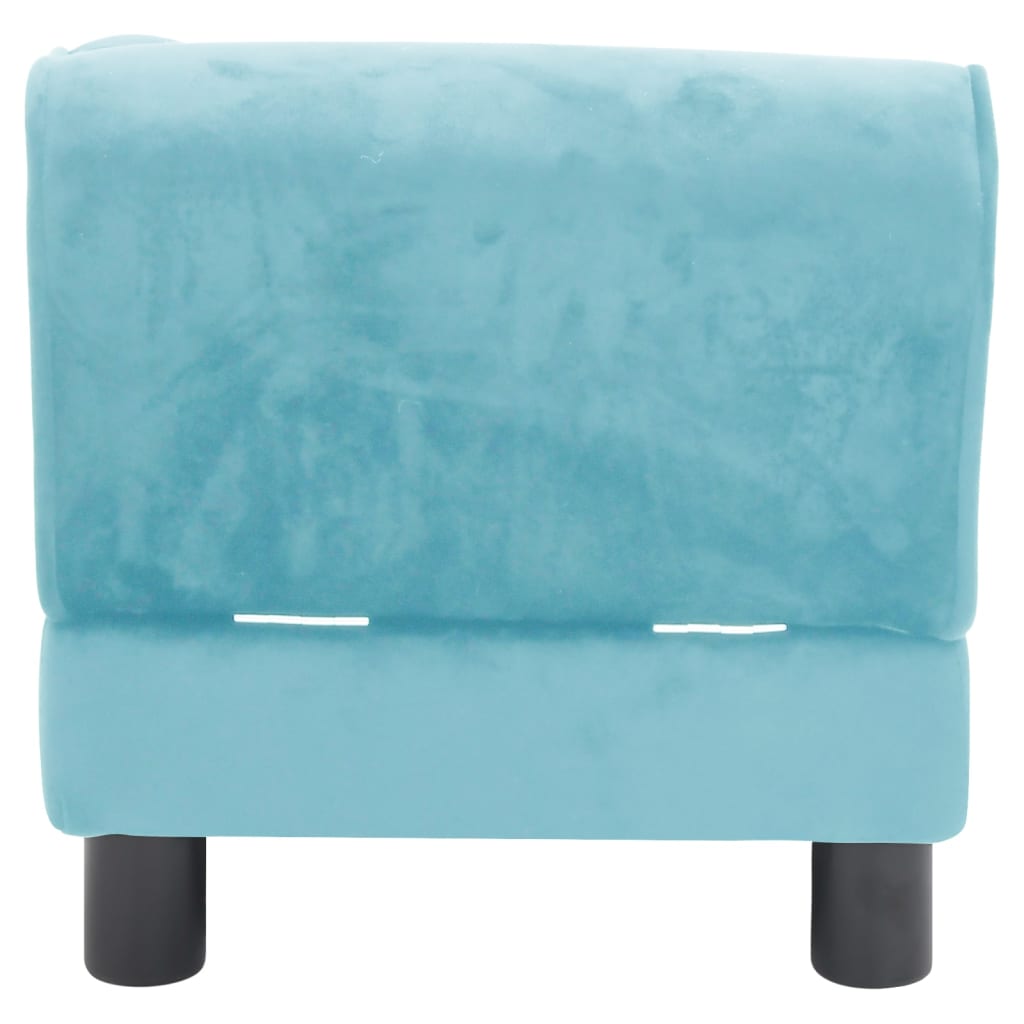 Hundesofa Türkis 57x34x36 cm Plüsch