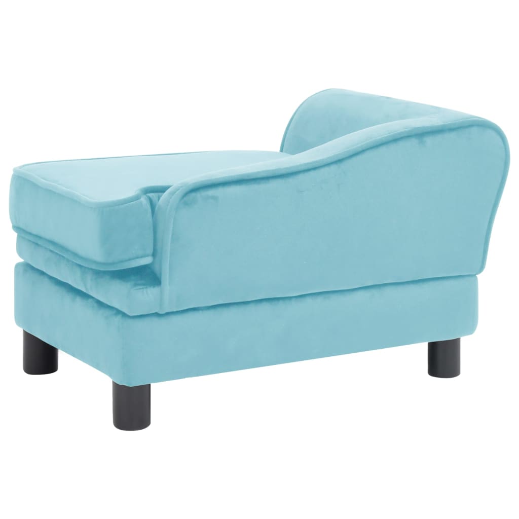 Hundesofa Türkis 57x34x36 cm Plüsch