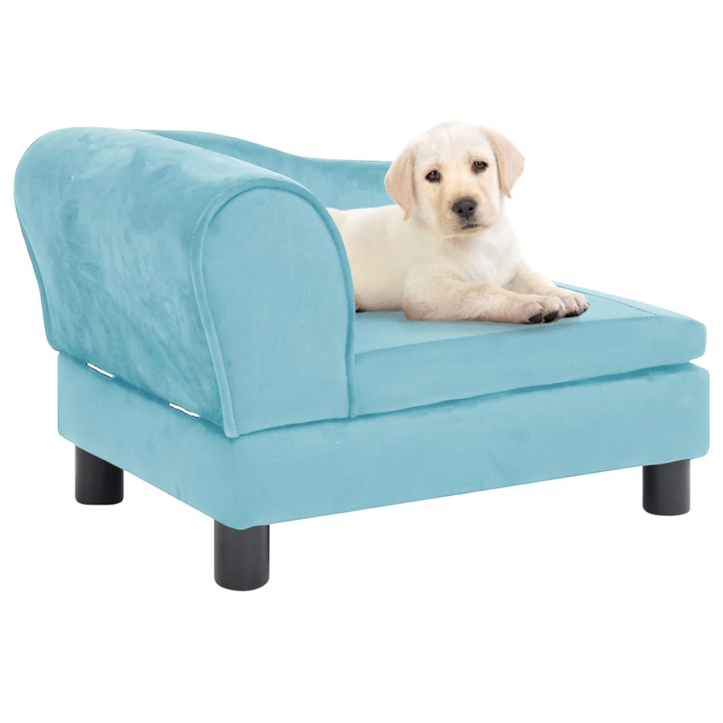 Hundesofa Türkis 57x34x36 cm Plüsch